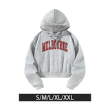 Maxbell Hooded Sweatshirt Versatile Drawstring Hoodie for Trekking Winter Daily Wear S