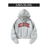 Maxbell Hooded Sweatshirt Versatile Drawstring Hoodie for Trekking Winter Daily Wear S