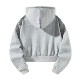 Maxbell Hooded Sweatshirt Soft Versatile Sweatshirt Tops for Trekking Walking Street S