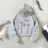 Maxbell Hooded Sweatshirt Soft Versatile Sweatshirt Tops for Trekking Walking Street S