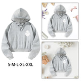 Maxbell Womens Hoodies Cute Drawstring Hooded Pullover for Hiking Street Backpacking S