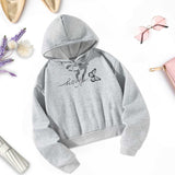 Maxbell Womens Hoodie Gray Breathable Drawstring Hoodie for Commuting Hiking Workout M Grey