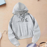 Maxbell Womens Hoodie Gray Breathable Drawstring Hoodie for Commuting Hiking Workout M Grey