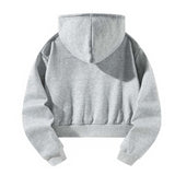 Maxbell Womens Hoodie Gray Breathable Drawstring Hoodie for Commuting Hiking Workout L Grey