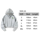 Maxbell Women's Crop Hoodie Sweatshirt Fall Clothes Cropped Hoodie Casual Activewear S