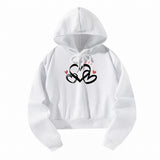 Maxbell Sweatshirt Moisture Wicking Long Sleeve Hoodie for Travel Teen Girls Walking XL White