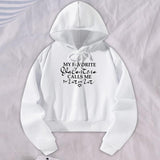 Maxbell Womens Hoodie Sweatshirt Print Pullover Hooded for Teen Girls Outdoor Street XL