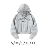 Maxbell Womens Hoodies Stylish Drawstring Pullover for Home Office Shopping Vacation S