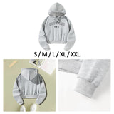 Maxbell Womens Hoodies Stylish Drawstring Pullover for Home Office Shopping Vacation S