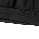 Maxbell Women Cropped Hoodie Fashion Streetwear Casual Fall Winter Hooded Sweatshirt XXL