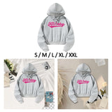 Maxbell Womens Hoodie Autumn Stylish Long Sleeve Tops for Lady Backpacking Going Out S Grey