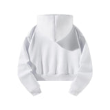 Maxbell Womens Hoodie Sweatshirt Letter Pattern Outfit Fashionable Drawstring Hoodie M