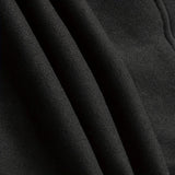 Maxbell Womens Crop Hoodie Clothing Simple Loose Fit Letter Printed Sportswear Black S