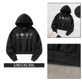 Maxbell Hoodie Sweatshirt Autumn Stylish Womens Hoodie for Shopping Sports Commuting S