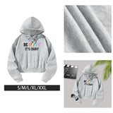 Maxbell Hooded Printed Sweatshirt Stylish Women Clothing for Shopping Camping Office S