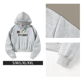 Maxbell Hooded Printed Sweatshirt Stylish Women Clothing for Shopping Camping Office S