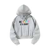 Maxbell Hooded Printed Sweatshirt Stylish Women Clothing for Shopping Camping Office L