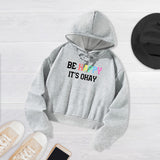 Maxbell Hooded Printed Sweatshirt Stylish Women Clothing for Shopping Camping Office XL