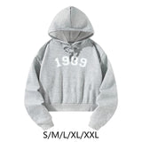 Maxbell Womens Hoodies Trendy Drawstring Hooded Pullover for Shopping Office Walking S