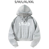 Maxbell Womens Hoodies Trendy Drawstring Hooded Pullover for Shopping Office Walking S