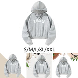 Maxbell Womens Hoodies Trendy Drawstring Hooded Pullover for Shopping Office Walking S