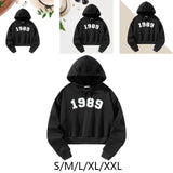 Maxbell Womens Hoodies Trendy Drawstring Hooded Pullover for Sports Walking Shopping S