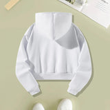 Maxbell Womens Hoodie Sweatshirt Letter Printed Outfit Fashionable Drawstring Hoodie XL