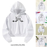 Maxbell Womens Crop Top Hoodie Sweatshirt Women's Clothing for Fishing Hiking Autumn S White