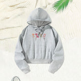 Maxbell Womens Hoodies Trendy Cute Long Sleeve Sweatshirt for Office Walking Camping S