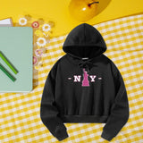 Maxbell Sweatshirt Loose Fit Clothes Fall Crop Hoodie for Female Dog Walking Camping XXL