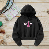 Maxbell Sweatshirt Loose Fit Clothes Fall Crop Hoodie for Female Dog Walking Camping XXL