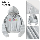 Maxbell Womens Hoodies Cute Female Drawstring Pullover for Commuting Vacation Office S