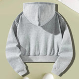 Maxbell Womens Hoodies Cute Female Drawstring Pullover for Commuting Vacation Office S