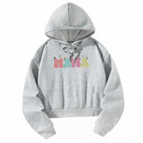 Maxbell Womens Hoodies Cute Female Drawstring Pullover for Commuting Vacation Office S