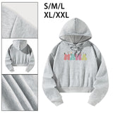 Maxbell Womens Hoodies Cute Female Drawstring Pullover for Commuting Vacation Office S