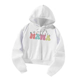 Maxbell Womens Hoodie Sweatshirt Fashionable Hooded Pullover for Lady Female Walking L