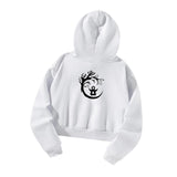 Maxbell Sweatshirt Activewear White Womens Drawstring Hoodie for Women Female Indoor XXL White
