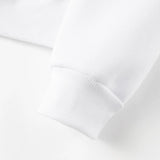 Maxbell Womens Crop Top Hoodie Sweatshirt Pullover Sweatshirt for Work Autumn Hiking S White