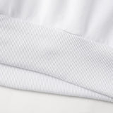 Maxbell Womens Crop Top Hoodie Sweatshirt Pullover Sweatshirt for Work Autumn Hiking XXL White