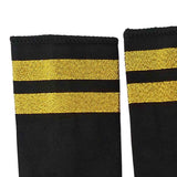 Maxbell 2xAirline Epaulets Traditional with Gold Stripes Officer Shoulder Boards two bars