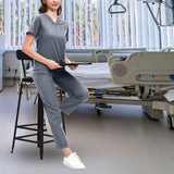 Maxbell 2xWomen Scrubs Set Stretch Comfortable Nursing Work suits Scrubs Top and Pants M