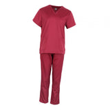 Maxbell Nursing Scrubs Nurses Day Gift Working Uniform Scrub Set for Massaging Nurse S Red