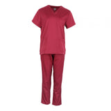 Maxbell Nursing Scrubs Nurses Day Gift Working Uniform Scrub Set for Massaging Nurse XL Red
