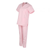 Maxbell Nursing Scrubs Nurses Day Gift Working Uniform Scrub Set for Massaging Nurse S Pink