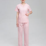 Maxbell Nursing Scrubs Nurses Day Gift Working Uniform Scrub Set for Massaging Nurse S Pink
