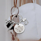 Maxbell 6xNurse Keychain Celebration Handbag Bag Decoration Birthday Nursing Key Chain