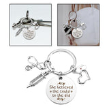 Maxbell 3xNurse Keychain Celebration Handbag Bag Decoration Birthday Nursing Key Chain