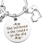 Maxbell 4xNurse Keychain Celebration Handbag Bag Decoration Birthday Nursing Key Chain