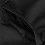 Maxbell Maxbell Female Scrub Set Short Sleeves Machine Washable with Pockets Nursing Uniform M Black