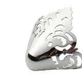 Maxbell 3x2 Pieces Metal Shoes Pointed Protector Supplies Elegant Women Shoes Tips Cap Silver